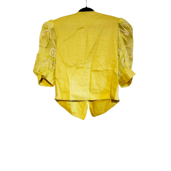 Vintage Mijoli Sheer Mesh Blazer Jacket - Picture 2 of 7